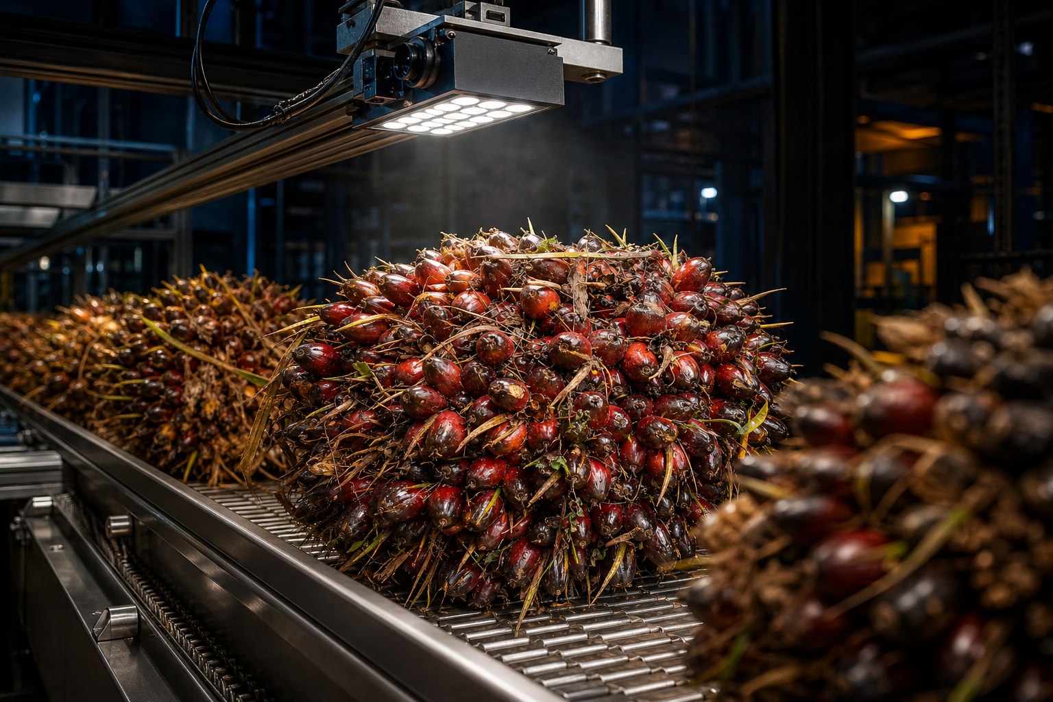 FFB on the AI grading conveyor